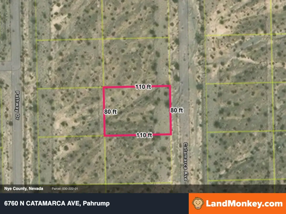 8,799 square foot Pahrump Lot – Just 2 Minutes from Highway via Dirt Road — thumbnail 2