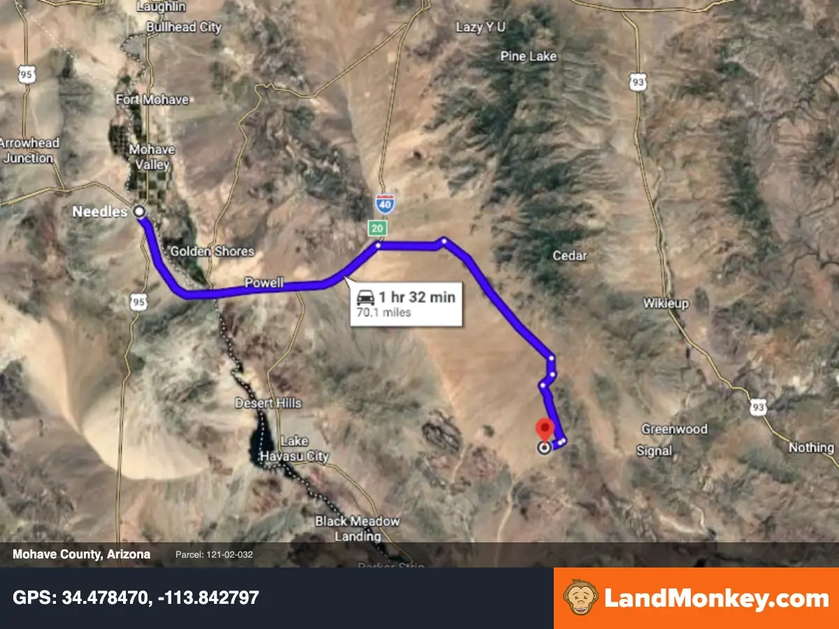 Enjoy the desert quiet - 9.39 acre off-the-grid property, Yucca Arizona — thumbnail 2