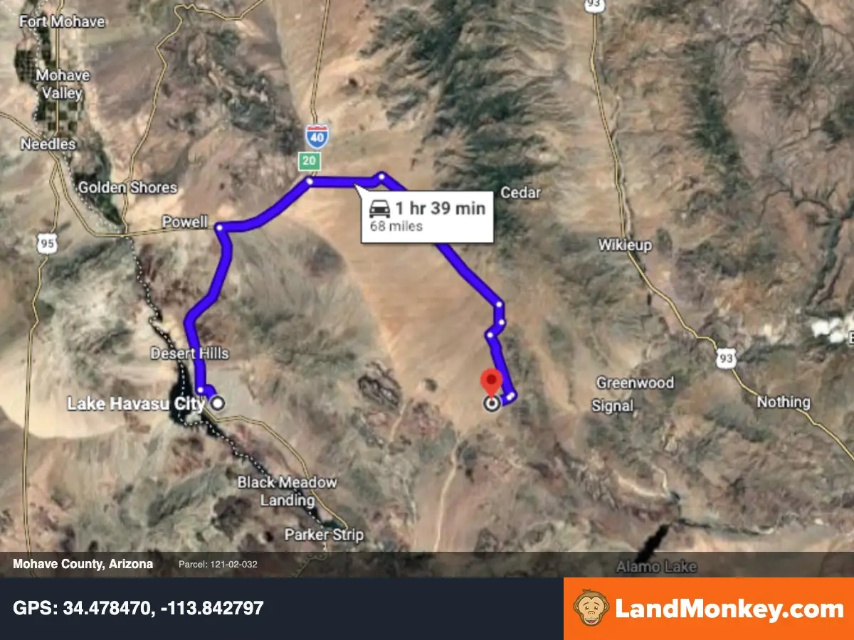 Enjoy the desert quiet - 9.39 acre off-the-grid property, Yucca Arizona — thumbnail 4