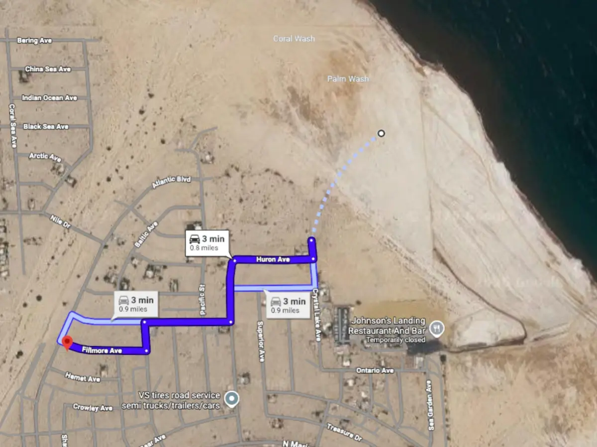 13.5K Square Feet, Paved Road, 1 Mile to Salton Sea Shoreline — thumbnail 2