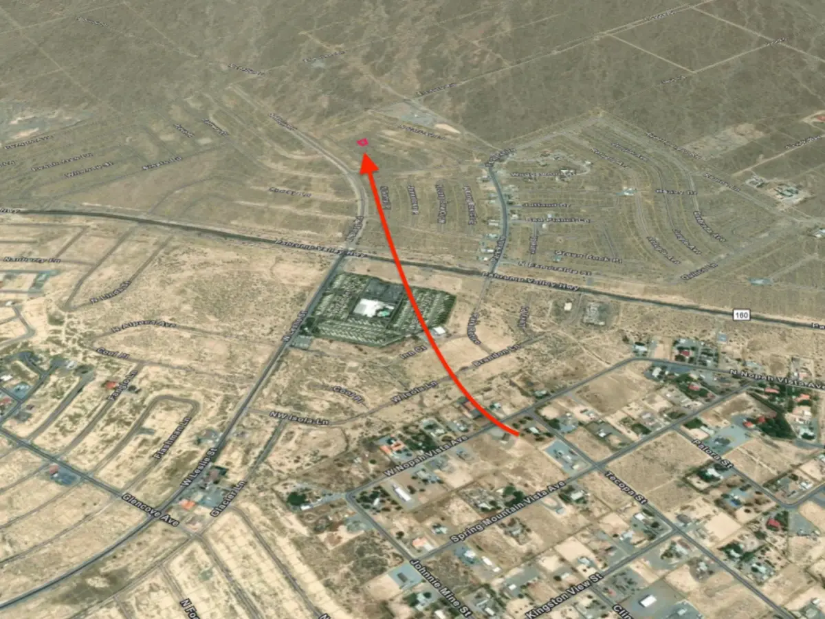 A flat lot near Pahrump's wine country - Nye County, NV — thumbnail 6