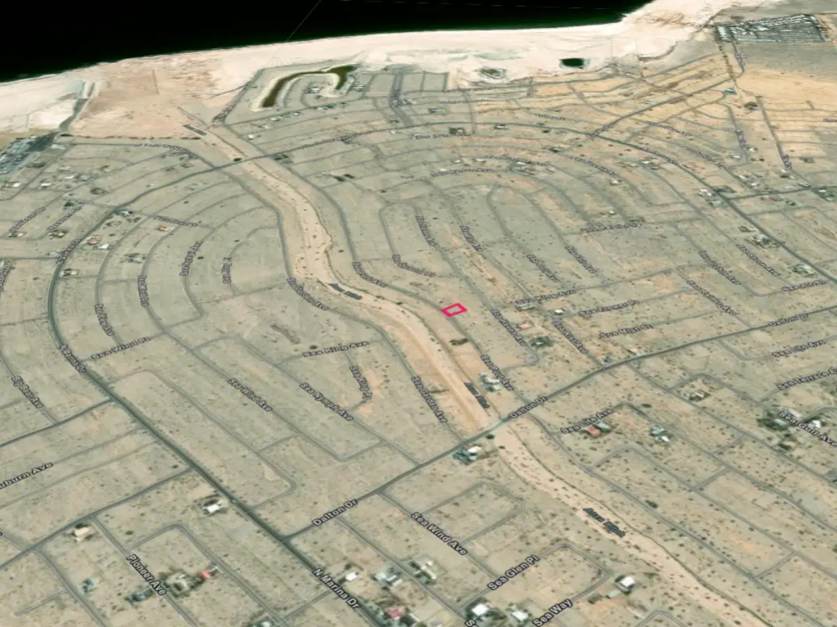 Water and sewer at the street line - flat buildable lot in Salton City — thumbnail 8