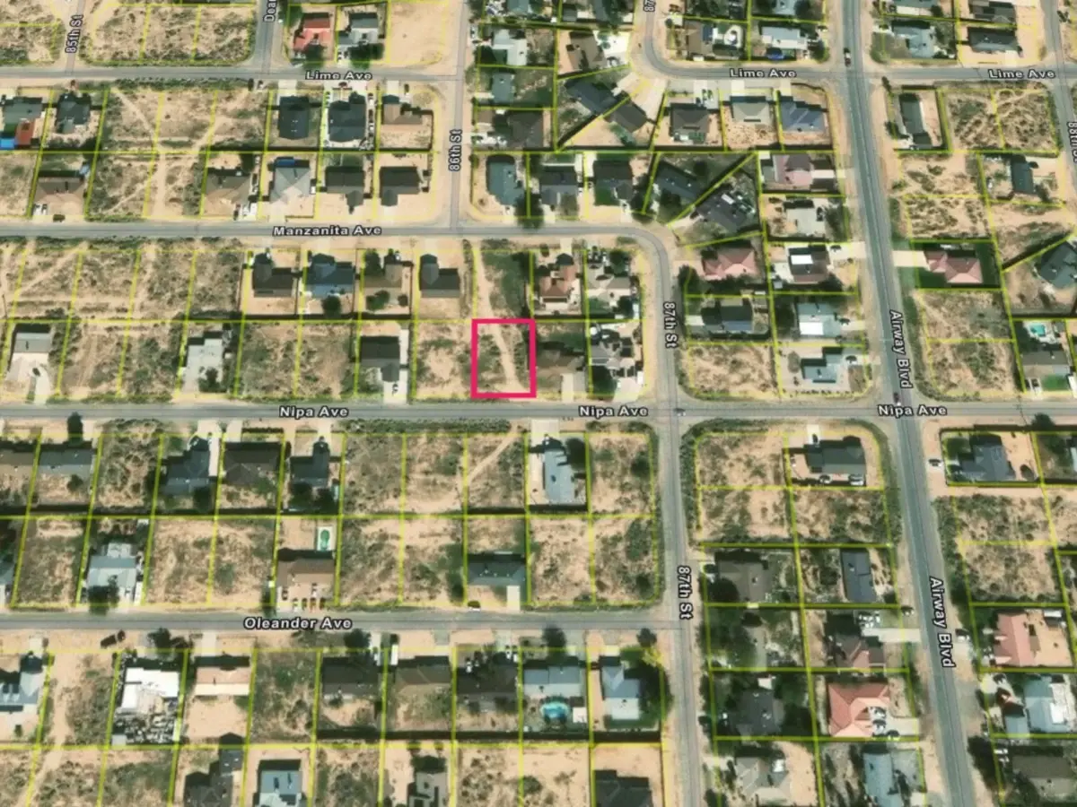 Power at the property line on Nipa Avenue, California City CA — thumbnail 6