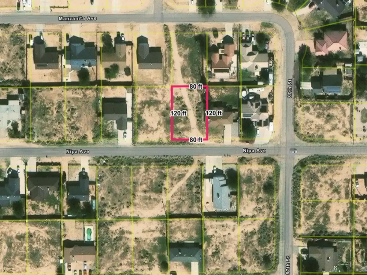 Power at the property line on Nipa Avenue, California City CA — thumbnail 7